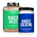 NASked Soy- Free Protein Bundle: 8LB Chocolate Vegan Mass Creatine