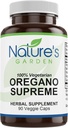 NATURE 'S GARDEN ESSENTIALS Oregano Supreme (w / Bawang putih, Onion, Ginger & Cayenne) - 90 Veggie Caps