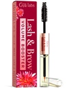Gya Labs Lash dan Blow Oil - 100% Murni Natual Organik Castor Oil Eyelash & Eyebrow Serum untuk Fuller-mencari Lashes & Brows (0.34 Fl Oz)