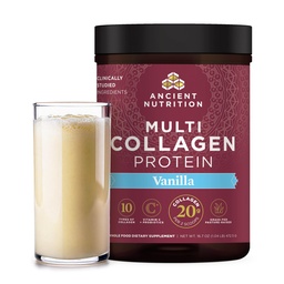 Koleksi Nutresi Kuno Peptides Powder, Multi Collagen Protein, Perempuan & Men, Vitamin C, Progories, Collagen Hydrolyzed, Supports Skin, Joints, Gut Health, Vanilla, 45 Servis