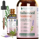 Rejuvicia Health Balanced Femme - Advanced Women Balance Support Suplement - Liquid Deliquid for Better Absorpsi - Vitex, Dong Quai, Black Cohh, Maca Wild Yam & More!