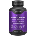 Sulymarin Milk Thistle 1300mg Enhanced with B Complex & Amino Acids 124; 13-1 Liver Cleanse, Detox & Repair 124; 60 Liver Escuptgels