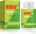 NMNH 500mg (Dihidronicotinamide), NMN Suplemen Alternatif dengan NR, TMG, Resveratrol, COQ10, Tambahan NAD, Energi, Boost NAD + Tingkat, 60 Kapsul