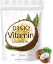 2-in- 1 Vitamin D3 K2 Tambahan Softgel, 10.000 IU VIT D3 + 200 MCG Vitamin K2 (180 Pcs)
