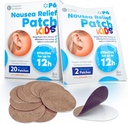 P6 Motion Sickness Patch for Kids - All Natural Sea Sickness Patch for Cruise and Car - Non Drowsy Motion Patch for Children - Safe Motion Sickness Patch for Travel