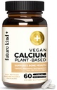 Suplemen Vegan Kalsium Masa Depan - Pembangkit Berbasis Kalsium Magnesium Bersumber dari Islandia untuk Dukungan Teeth & Bone (60 Kapsul)