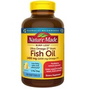 Nature Made Ultra Omega- 3 Burpless Fish Oil 1400 mg Softgels w. Omega 3 1000 mg 130 Ct