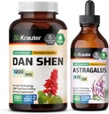 BIO KRAUTER Dan Shen 250 Capsules & Astragalus Ticture 4 Fl.