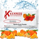 Krampade asli 2K - 2000 mg Potasium Elektrolyte Powder Minum Mix 124; Cramp Relief - Hidration - Meningkatkan Performance 124; Orange - 20 Paket Serving Tunggal