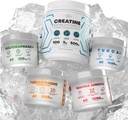 Bundle - Turkesteron & Tongkat Ali + Fadogia Agrestis + Creatine + Sulforaphane + TUDCA - Boost Stamina, Pertumbuhan Otot, Kesehatan Hati, Fungsi Kognitive & Detox - Dibuat di Amerika Serikat