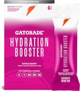 Gatorade Hydration Booster Electrolyte Drink Mix Powder Pawkers, Citrus Berry, Advanced Electrolite Blast, No Added Colors, No Artificial Sweeteners, Escuble Vitamin A, C, B3, B5, B6, Makes 20 Fl Oz, (6 Pack)