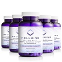 Rilis L- Glutathione Kompleks 1650mg - Antioksidan Dukungan dengan Alpha Lipoic Acid, NAC, L-Methionine, Vitamin E, Skin Health Supplemen, Dibuat di USA - 90 Vegetarian Capsules x 5 Botol