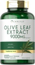 Carlyle Olive Leaf Extract Capsules 124; 9000mg 124; 100 Count 14; Non- GMO, Gluten Free 124; Suplemen Potensi Tinggi