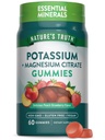 Nature 's Truth Potasium Citrate Gummies: 124; 60 Count 124; Vegan, Non-GMO & Gluten Free Suplemen