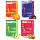 GONCE SOS GANCENTES DENGAN Natural Dextrose, DEAST-Absorpsi Yang Seketika Dissolve di Mulut Anda dengan Tidak Perlu Air, 4 Flavor Variety 24