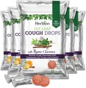 HERBION IRAS Ivy Leaf Cough Drops with Thyme & Licorice, Honey Lemon Flavor, Choothes Cough, for Dewas & Children Over 6 Years, 125 Count, Pack of 5