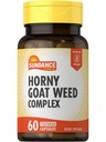 Sundance Horny Goat Weed Complex 124; 60 Capsules 124; dengan Maka, Tribulus Terrestris, dan L-Arginine 124; Vegetarian, Non- GMO & Gluten Free Suplemen