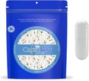 Capsuline Ukuran 000 - Warna Putih Kosong Gelatin Capsules - 10000 Cacah - Kosong Gel Pill Capsules - DIY Pure Bovine Capsule Filling - Kosong Caps - Kosher dan Halal Cerfied - None-GMO Disahkan