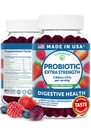 Lunakai USA Made Probiotic Gummies - 5 Milyar CFU, Vegan, Non- GMO, Gluten- Free - Digetical & Imune Dupport for Women & Men - 60 Chewable Gummies