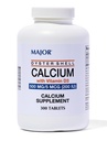 Mayor Oyster Shell Kalsium dengan Vitamin D3 500 mg / 5 mcg (200 IU) - Tambahan harian Kalsium - 300 Tablet (1 Pack)