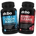 Colon Cleanser Detox & Kidney Cleanse - 15 Hari Colon Cilin Pil Probiotic & Kidney Detox Dukungan Pendukung Cranberry - Pergerakan Bowel Untuk Instinsal Stomach Bloating Gut & Kidneys