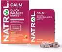 Natrol Quick Saldo Calm Mints, Dietary Supplemen, Raspberry Lemonade Artificial Flavored, 30 Count, 15 Hari Supply