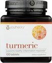Youtheory Turmeric Advanced Dietary Supplement, Support Healthy Inflammation Response, 120 Tablet