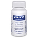 Encapsulasi Murni Vitamin A + Carotenoid (Lutein, Astaxanthin, dan Astaxanthin) Suppplemen Diet Panti Hipoallergenik 124; 90 Capsules