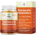 Curcumin Curcumin Immune Dukung Gummies - Imune Booster Turmeric Gummies untuk Dukungan Bersama dan Advanced Skin Care - dengan Gummy Vitamin Bersama Hitam Pepper dengan Sumbu Curcumin