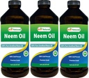 100% murni Neem Oil, 100% Cold Menekan dan Unfure - 16 OZ (3 Botol)
