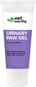 Vet Worthy Urinary Paw Gel for Cats - Cat Suplemen Cat untuk Mendukung Tract Urance and Bladder Health - Feline Tambahan dengan Ekstrak Cranberry, L-Lysine dan Vitamin C - Salmon Flavor, 3oz