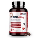 NAFURE TARGET CoQ10-400mg Plus PQQ dengan Vitamin E & Organic Olive Oil - Koenzim - Q10 dengan BioPerine - Penyerangan Antioksidan- untuk Kesehatan dan Produksi Energi, 120 Pelayan