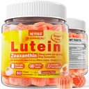 Sugar-Free Lutein Suplemen Gummies (25mg) Vitamin A, C, Bilberry, Astaxanthin - Koconut Oil for Better Absorpsi - Dewasa & Teens Vision Health, Eye Strain, Dry Eyes - Vegan, 60Cts