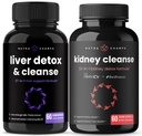 NutraChamps Liver Cleanse Capsules dan Kidney Cleanse Capsules 2 Pack Bundle