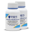 VSL # 3 ® Progres for Digetical Health, IBS & UC Sympitics - 112.5B CFUs, Tinggi-Potency, Multi- Strain, Live, Rebulated Probiotic, Medical Food for Gut Health Support in Men & Women, 120 Capsules