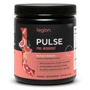 LEGION Pulse Pra Workout - All Natural Nitric Oxide Pretraining Drink to Boost Energy, Creatine Free, Alamic Sweetened, Beta Alanine, Citrulline, Alpha GPC (Blood Orange)