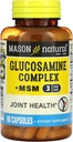 Maston Natural Glucosamin Complex Plus MSM with Vitamin C - Supports Joint Health, Improved Fleksibility and Mobility, 90 Kapsul