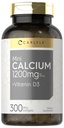 Carlyle Calcium 1200 mg dengan Vitamin D3 124; 300 Softgels 14; Non-GMO dan Gluten Free Suplemen