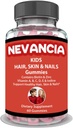 Kids Hair, Skin & Nails Gummies Contain Biotin, B Vitamin, Vitamin C, Zinc, 60 Delicious Gummies, Help Strengthen Nails, Grow Healthier Hair, give Kids Skin a Natural Glow