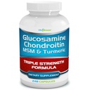Glucosamin Chondroitin, MSM & Turmeric Dieter Suplemen - 248 Kapsul