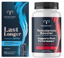 Promescent Delay Spray for Him (7.4ml) + Testosteron Booster for Men Suplemen dengan Tongkat Ali (LongJack), KSM-66 Ashwagandha, Horny Goat Weed, Energy, Stamina