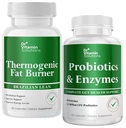 DR VITAMIN SOLUTIONS Thermogenic Fat Burner & Progorious Digetical Enzymes with Pregories for Digetical Health & Bloating Relief for Women & Pria - Bundle 90 Caps