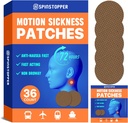 Motion Sickness Patches (36 Cacah), Sea Sickness Patch, Motion Sickness Patches for Cruise, Trains, Buse, and Airplanes, Motion Sickness Patch for Vertigo Relief & Motion Sickness Relief