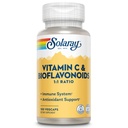 SOLARAY Vitamin C 500mg dengan Citrus Bioflavonoid, 1: 1 Rasio - Antioksidan Support Imune - Vitamin c dengan Rose HIPS dan Acerola, Vegan, 60- Hari Jaminan, 50 Pegawai, 100 VecCaps