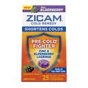 Zicam Cold Remedy Zinc Lozenges, Elderberry Flavor, Homeopathic, Soothes Sore Throat dan Batuk, Cold Shortening Medicine, Shortens Cold Durasi, 25 Count