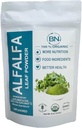 Alfalfa Leaf Powder - Green Superfood Suplemen untuk Minuman, Tea, Shakes, Vegan, Gluten Free, Non GMO, Kosher