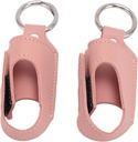 2pcs Asthma Inhaler Holder Portable Storage Protect PU Leather Asthma Case for Travel ()