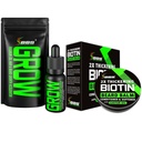 Beard Growth Kit w / GROW XXL Beard Oil / Serum for Facral Hair Growth for Men + 2X Thickening Biotin Musmid Wax & Balm for Men - Conditier & Softener - Formumulasi di Amerika