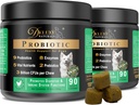 Progres for Dogs 134; All- Natural Dog Probiotic Suplement with Enzymes, Prepoles, Labu 124; Provency Digetical Health, Impreve Allergy & Imunity, 180 Count (Pack of 2 x 90)