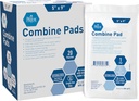 MED PRIDE Nonstick Sterile Abd Combine Pads 5x9 dalam Extra Absorbend Dressing Bedah untuk Heavy Leakage (40 Count)